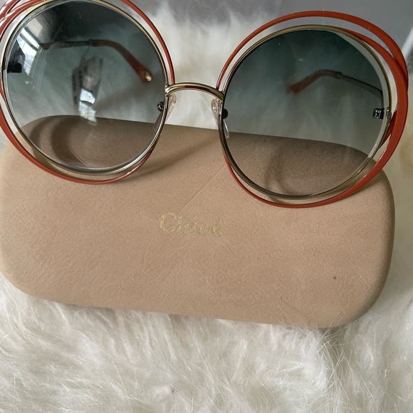 Authentic Chloe Sunglasses - Round Frame - Picture 3 of 4